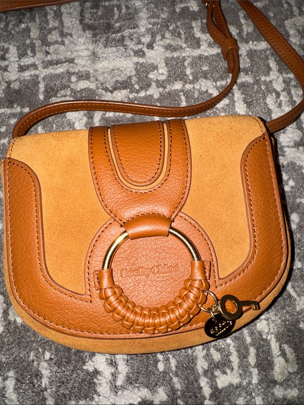 See By Chloe Leather & Suede Mini Crossbody Bag